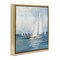 Stupell Industries Swaying Sailboat Vessel Floating Frame By Sally Swatland